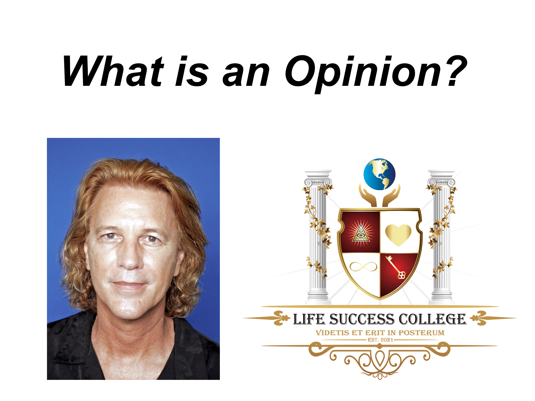 What Is an Opinion Life Success College